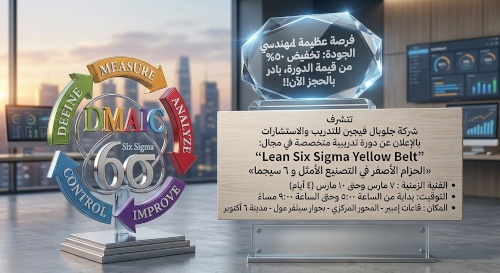 دورة الحزام الأصفر 6 سيجما وخدمات الاستشارات | جلوبال فيجن
