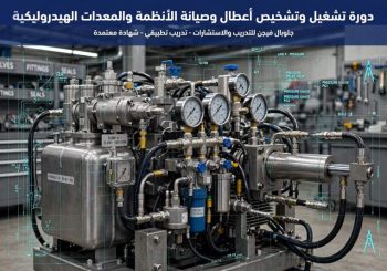 دورة صيانة وتشخيص أعطال الأنظمة الهيدروليكية | جلوبال فيجن